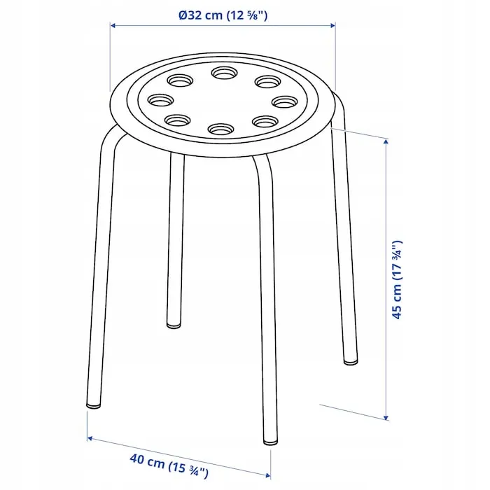 ikea-marius-stolek-taboret-czarny