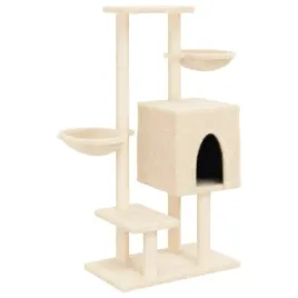 drapak-dla-kota-z-sizalowymi-slupkami-kremowy-117-cm