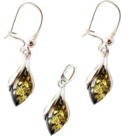 komplet-srebrny-zielony-bursztyn-kolczyki-wis-cert