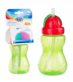 bidon-kubek-z-rurka-sportowy-270-ml-12m-canpol-zielony