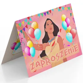 zaproszenie-pocahontas-na-urodziny-dziecka-koperta-gratis