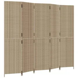 parawan-5-panelowy-bezowy-polirattan