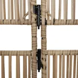 parawan-5-panelowy-bezowy-polirattan-producent-vidaxl