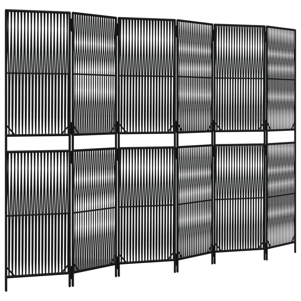 parawan-6-panelowy-czarny-polirattan