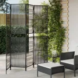 parawan-4-panelowy-czarny-polirattan-stan-nowy