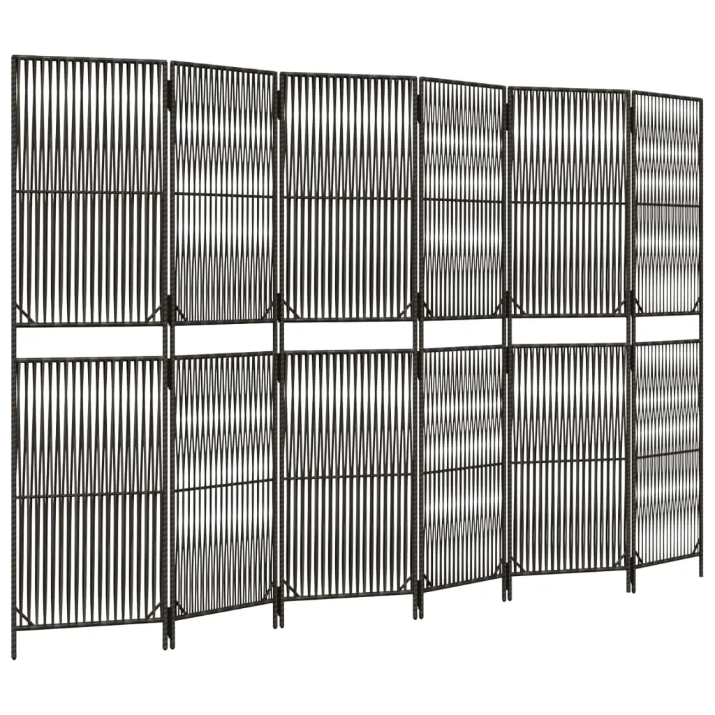 parawan-6-panelowy-szary-polirattan