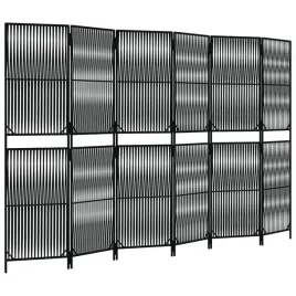 parawan-6-panelowy-czarny-polirattan