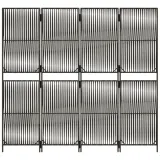 parawan-4-panelowy-szary-polirattan-stan-nowy