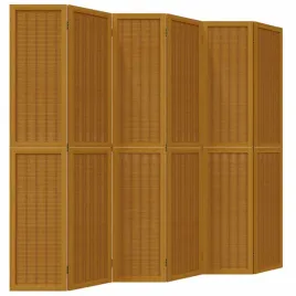 parawan-pokojowy-6-panelowy-brazowy-lite-drewno-paulowni