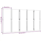 parawan-5-panelowy-taupe-350x180-cm-stan-opakowania-oryginalne-producent-vidaxl
