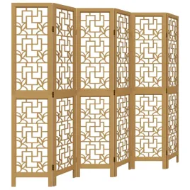 parawan-pokojowy-6-panelowy-brazowy-lite-drewno-paulowni