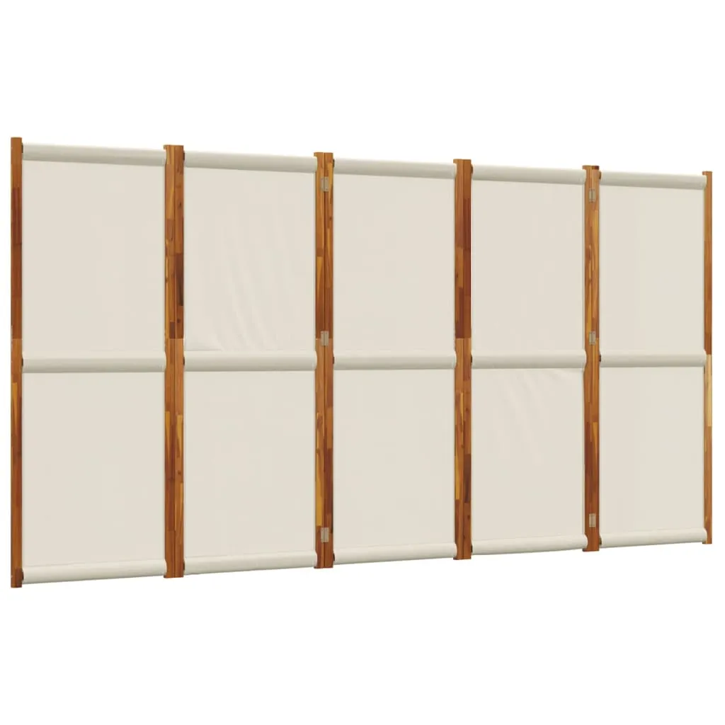 parawan-5-panelowy-jasnoszary-350x180-cm