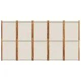parawan-5-panelowy-jasnoszary-350x180-cm-producent-vidaxl