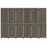 parawan-6-panelowy-szary-polirattan-stan-nowy-stan-opakowania-oryginalne