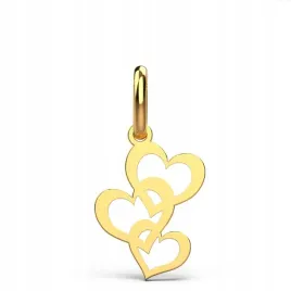 zlota-zawieszka-trzy-serduszka-proba-585