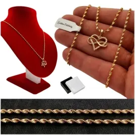 zloty-naszyjnik-serce-lancuszek-zawieszka-nieskonczonosc-prezent-dla-niej