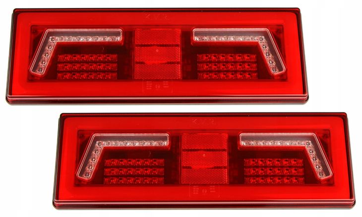 Фото - Фари й ДХВ NEON  LAMPA TYLNA ZESPOLONA LED 12/24V PRZYCZEPY PARA [ZM.324ZESTAW]