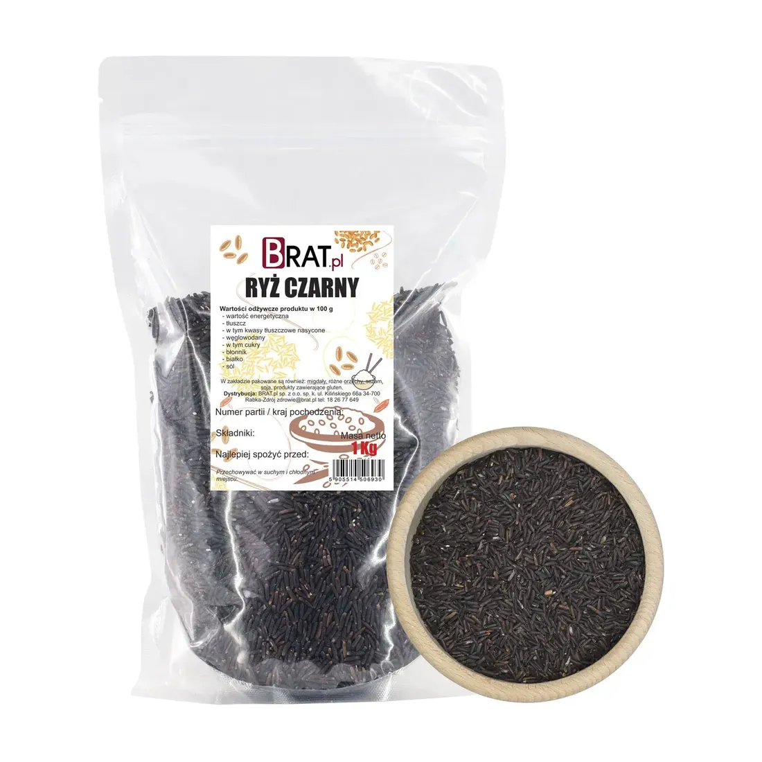 ryz-czarny-1kg-stan-nowy