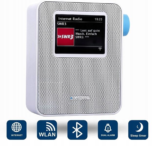 Radio internetowe sieciowe Blaupunkt PIB100 WH Bluetooth WLAN WiFi (NK)