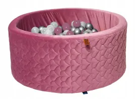 suchy-basen-dla-dzieci-lux-velvet-plac-zabaw-piankowy-90x40-rozowy
