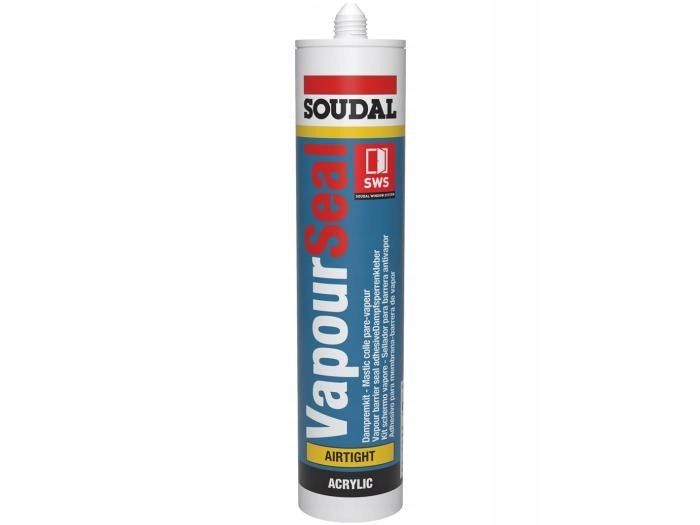 Zdjęcia - Klej budowlany Soudal Klej do folii  VAPOURSEAL paroszczelny akrylowy żywica 310 ml 