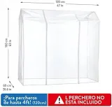 tatkraft-protector-przezroczysty-pokrowiec-na-wieszak-na-ubrania-120x160x60-stan-opakowania-oryginalne