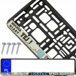 ramka-pod-tablice-rejestracyjna-4d-travel-poznan-wkrety
