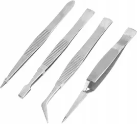 zestaw-precyzyjnych-peset-pincet-metalowych-4szt