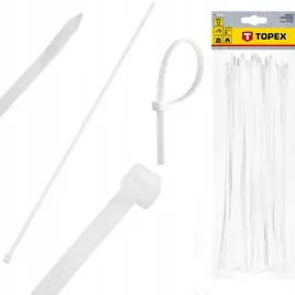 topex-75x-opaski-zaciskowe-biale-trytka-trytytka-48-x-300mm-44e979
