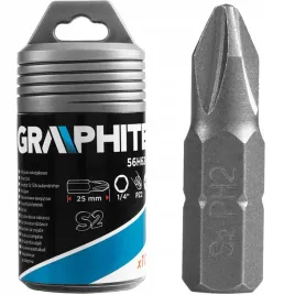 graphite-koncowki-wkretakowe-bity-ph2-x25mm