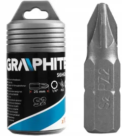 graphite-koncowki-wkretakowe-bity-pz2-x25mm-100szt-56h624