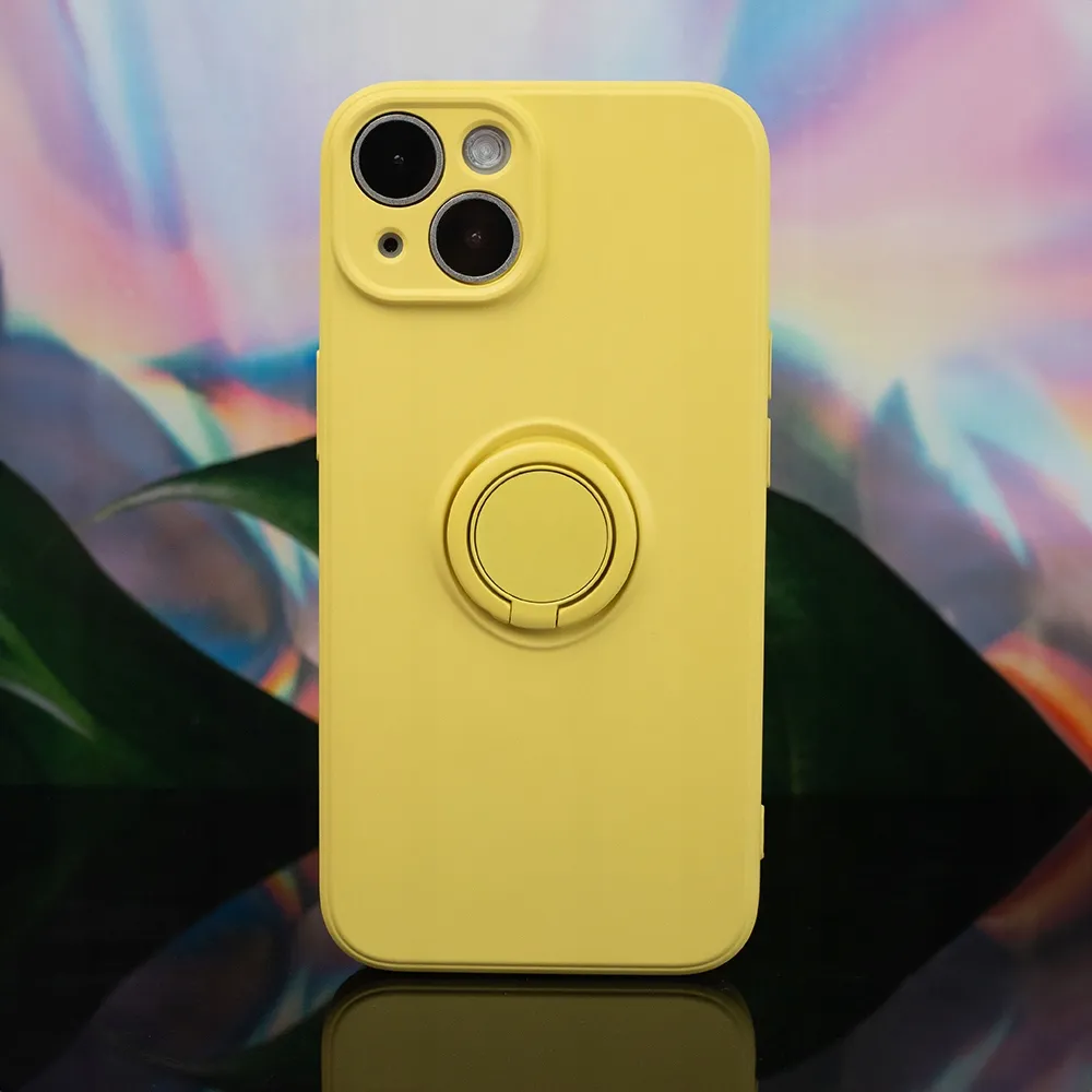 nakladka-finger-grip-do-iphone-11-zolta-stan-nowy