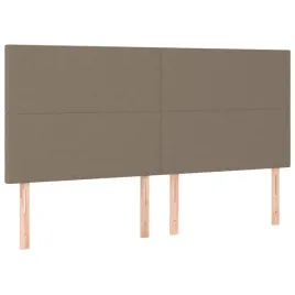 zaglowki-do-lozka-4-szt-taupe-100x5x78-88-cm-tkanina