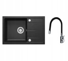 zlewozmywak-granitowy-syfon-bateria-okazja