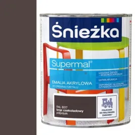 emalia-akrylowa-polpolysk-800ml-braz-czekoladowy-ral-8017-sniezka