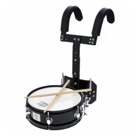 werbel-marszowy-z-nosidlem-palkami-kluczami-czarny-thomann-sd1455bl-zestaw