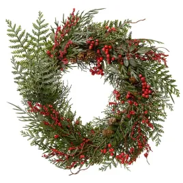 cyprysowy-zielono-czerwony-wianek-dekoracyjny-z-szyszkami-i-jarzebina-50cm
