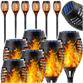 lampa-solarna-ogrodowa-pochodnia-led-zestaw-6szt