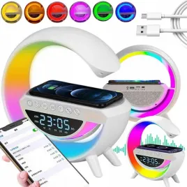 lampka-nocna-led-radio-fm-ladowarka-budzik-glosnik-rgb-zegar