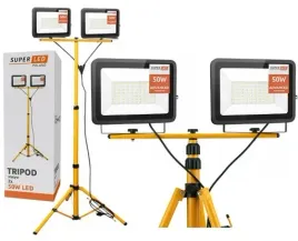 halogen-led-statyw-naswietlacz-2x50w-led-stojak-przewod-wtyczka
