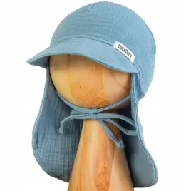 czapka-muslinowa-z-okapem-czapeczka-dziecieca-z-daszkiem-na-slonce-44-46