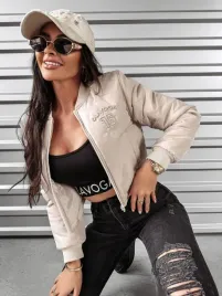 kurtka-damska-o-la-voga-bomber-bezowy-m