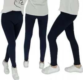 leginsy-damskie-granatowy-ocieplane-bezszwowe