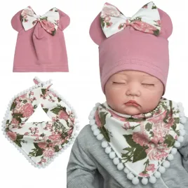 czapka-i-chustka-z-pomponami-dla-dziewczynki-40-42