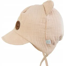 czapka-z-muslinu-letnia-z-daszkiem-bezowa-48-50
