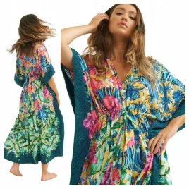 sukienka-plazowa-egzotyczny-wzor-dluga-tunika-pareo-wiazana-narzutka