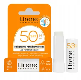 lirene-care-protective-lipstick-pomadka-ochronna-almond-oil-spf50-46g