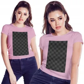 koszulka-damska-kobieca-t-shirt-unikalny-design-kratka-krata-2xl-jakosc