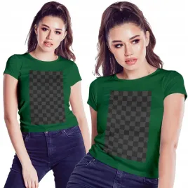 koszulka-damska-kobieca-t-shirt-unikalny-design-kratka-krata-2xl-jakosc