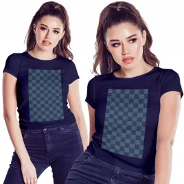 koszulka-damska-kobieca-t-shirt-unikalny-design-kratka-krata-2xl-jakosc